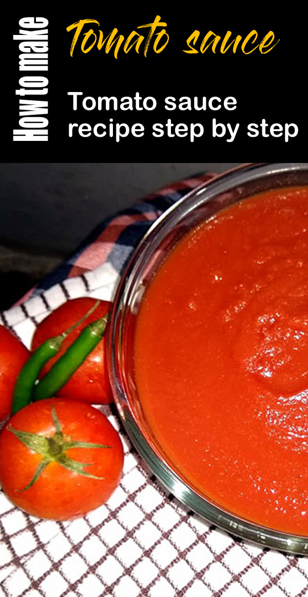 टोमेटो केचप | टोमैटो सॉस रेसिपी | Tomato sauce recipe