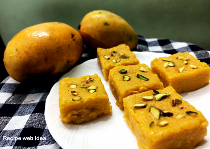 Mango barfi | Mango barfi recipe | Indian dessert