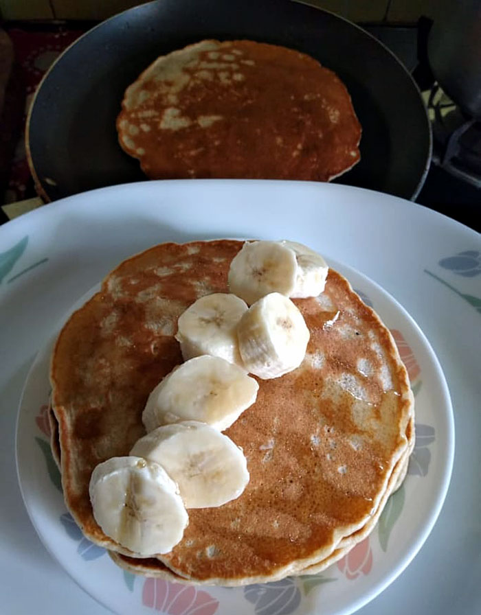 Banana pancakes recipe | Pancake recipe