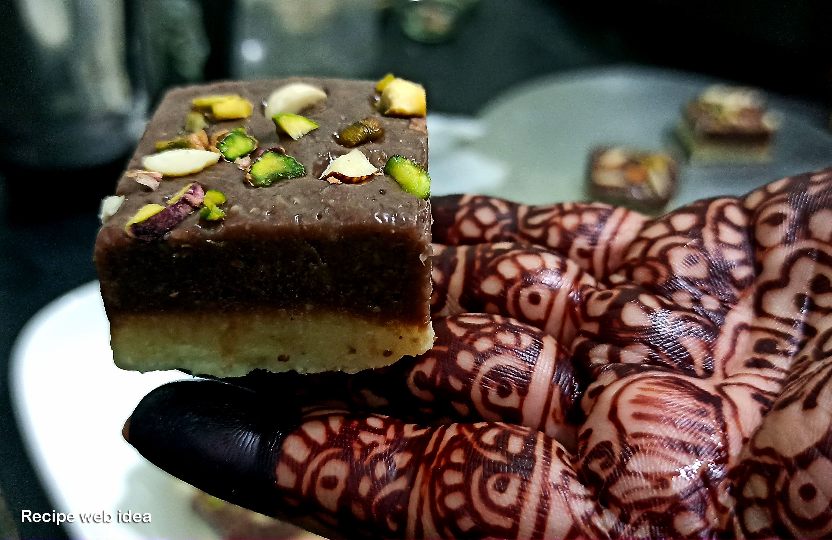 Chocolate barfi recipe| chocolate burfi