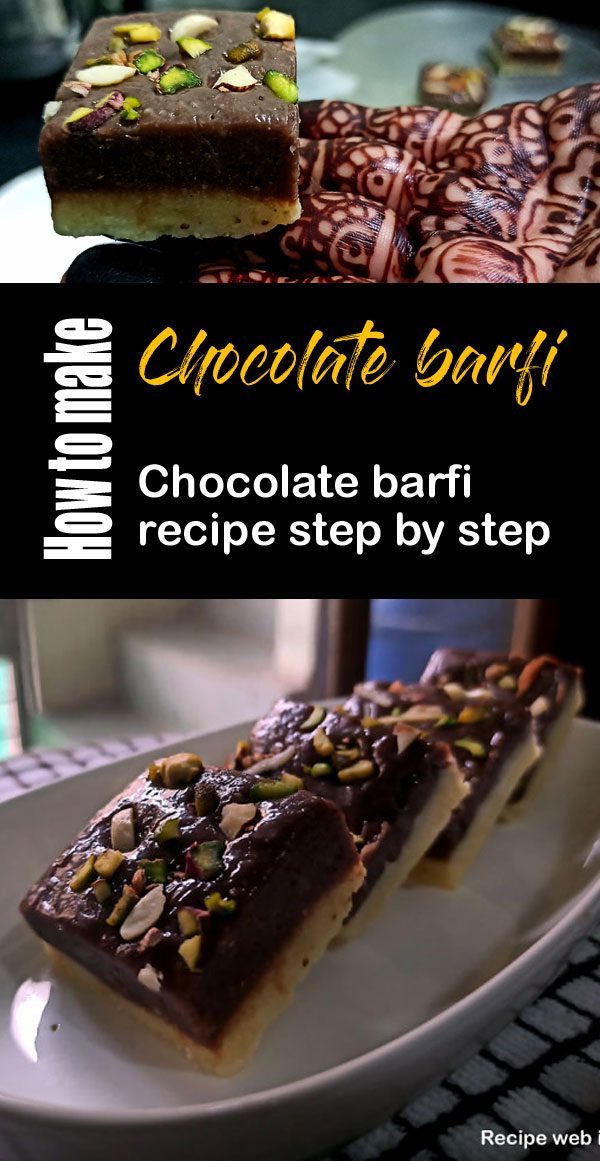 Chocolate barfi recipe| chocolate burfi | | Indian sweet