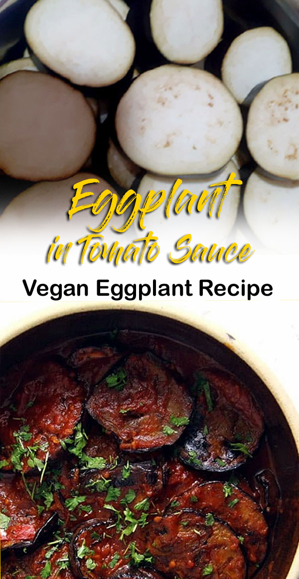 Eggplant In Tomato Sauce | Vegan Eggplant Recipe | Microwave Recipe