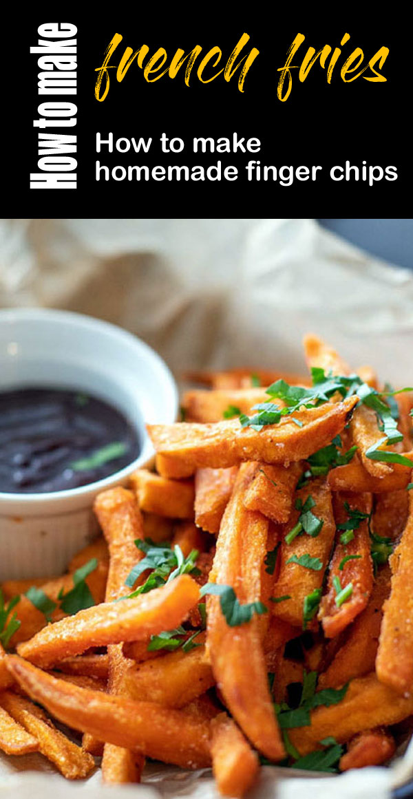 How to make homemade french fries | finger chips