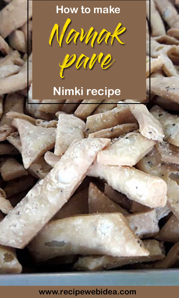 Namak pare recipe | Nimki recipe | tea time snacks