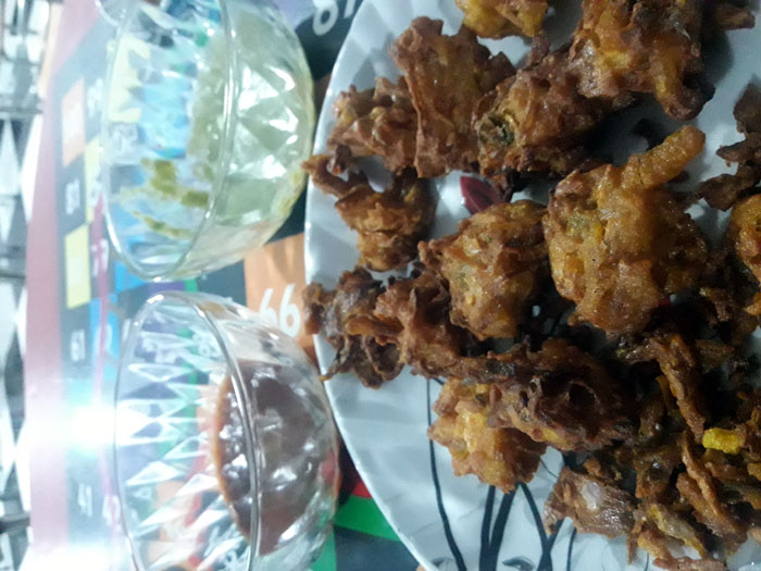 Onion fritters recipe