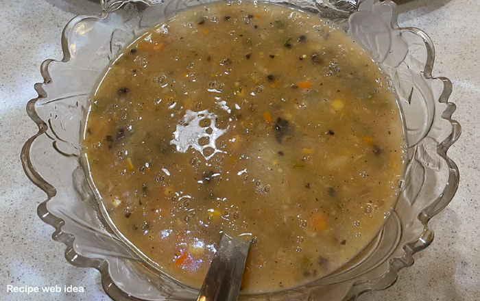 Vegetable soup recipe 