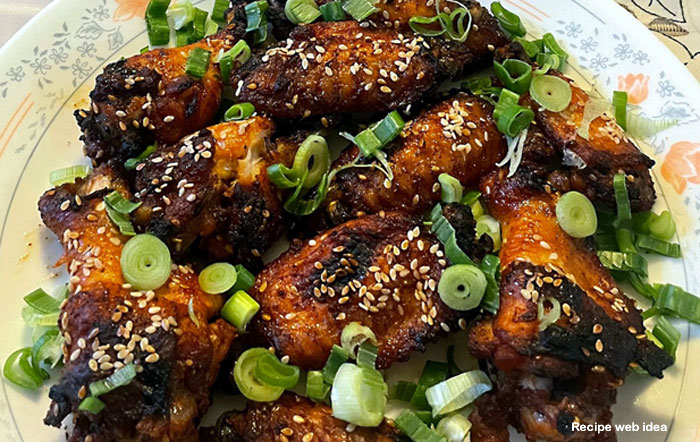 sesame chicken wings recipe