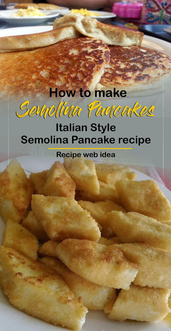 Semolina Pancakes | Pancake recipe