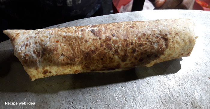 Veg Kabab roll recipe