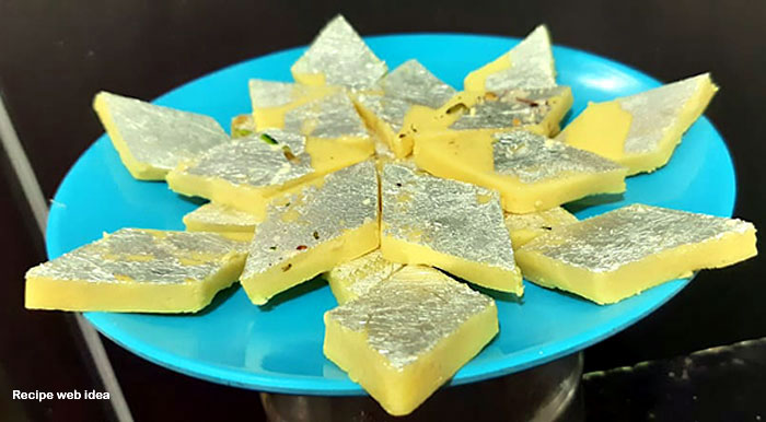 Kesar Burfi Recipe