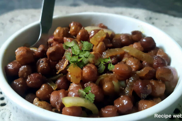 Kala Chana recipe Fried Black chickpeas